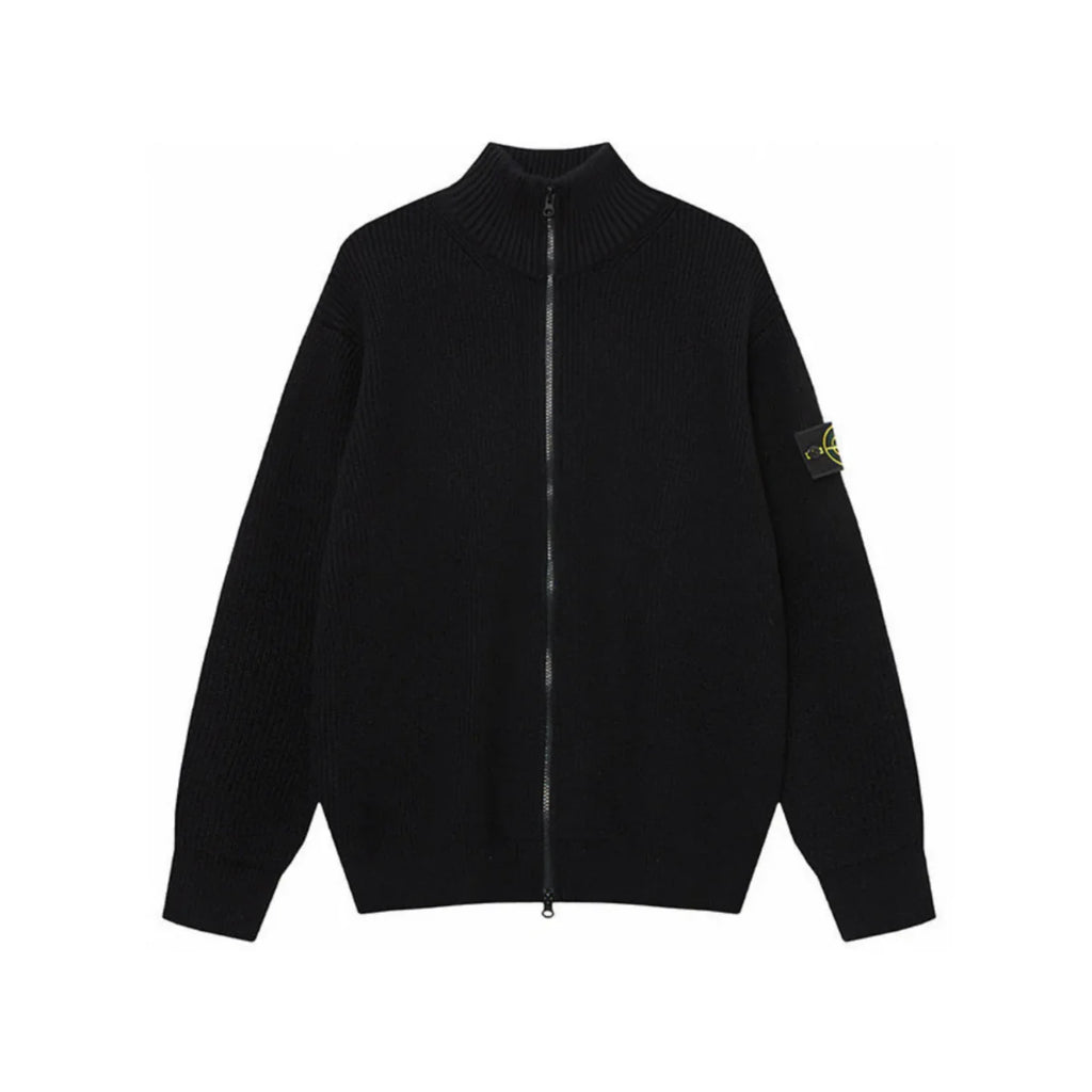 ZIP KNIT CARDIGAN