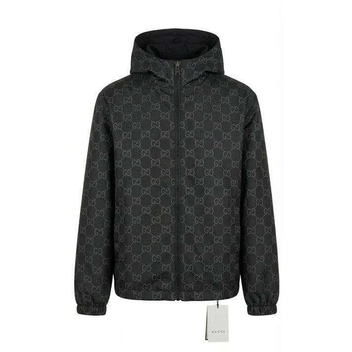 MONOGRAM HOODED JACKET
