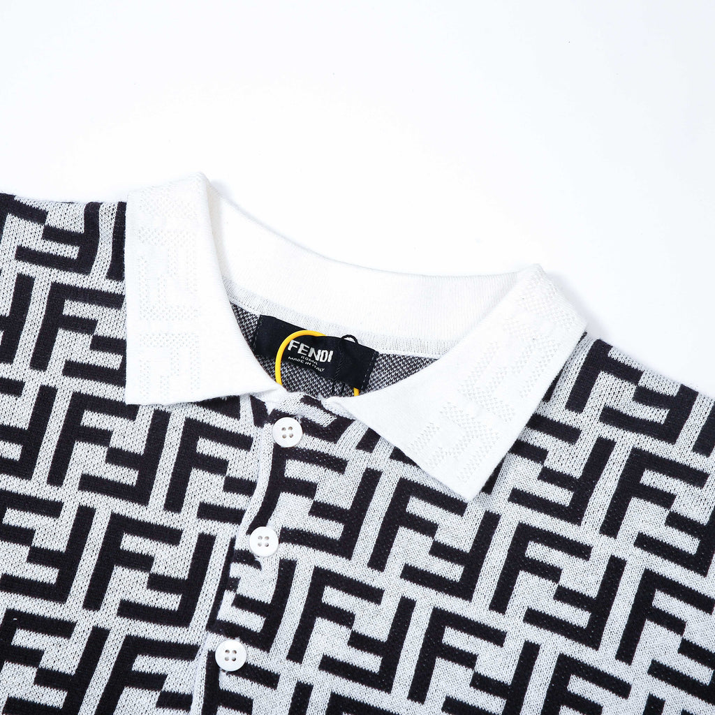 MONOGRAM KNIT POLO SHIRT