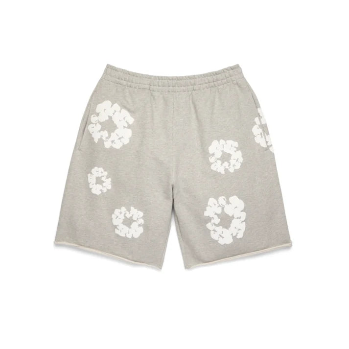 FLORAL PRINT SWEAT SHORTS