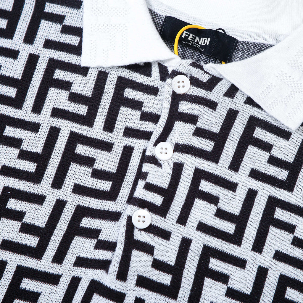 MONOGRAM KNIT POLO SHIRT