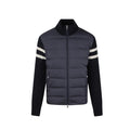 QUILTED KNIT SLEEVE JACKET