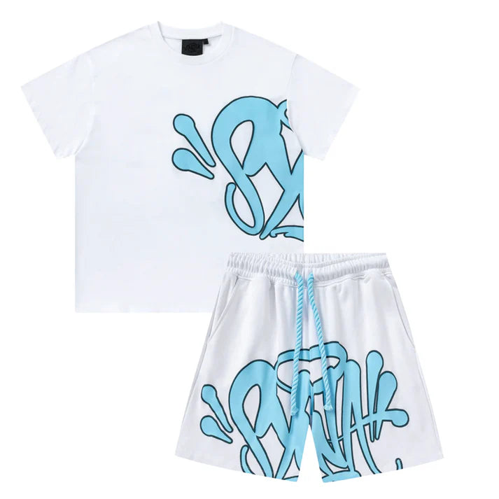 OVERSIZED GRAPHIC SHORT SET