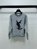 LOGO CREW NECK KNIT SWEATER