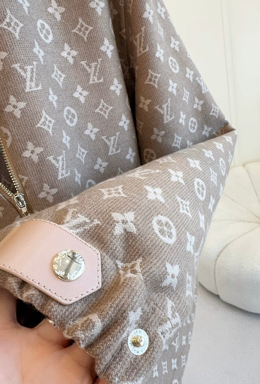 MONOGRAM ZIP-UP JACKET