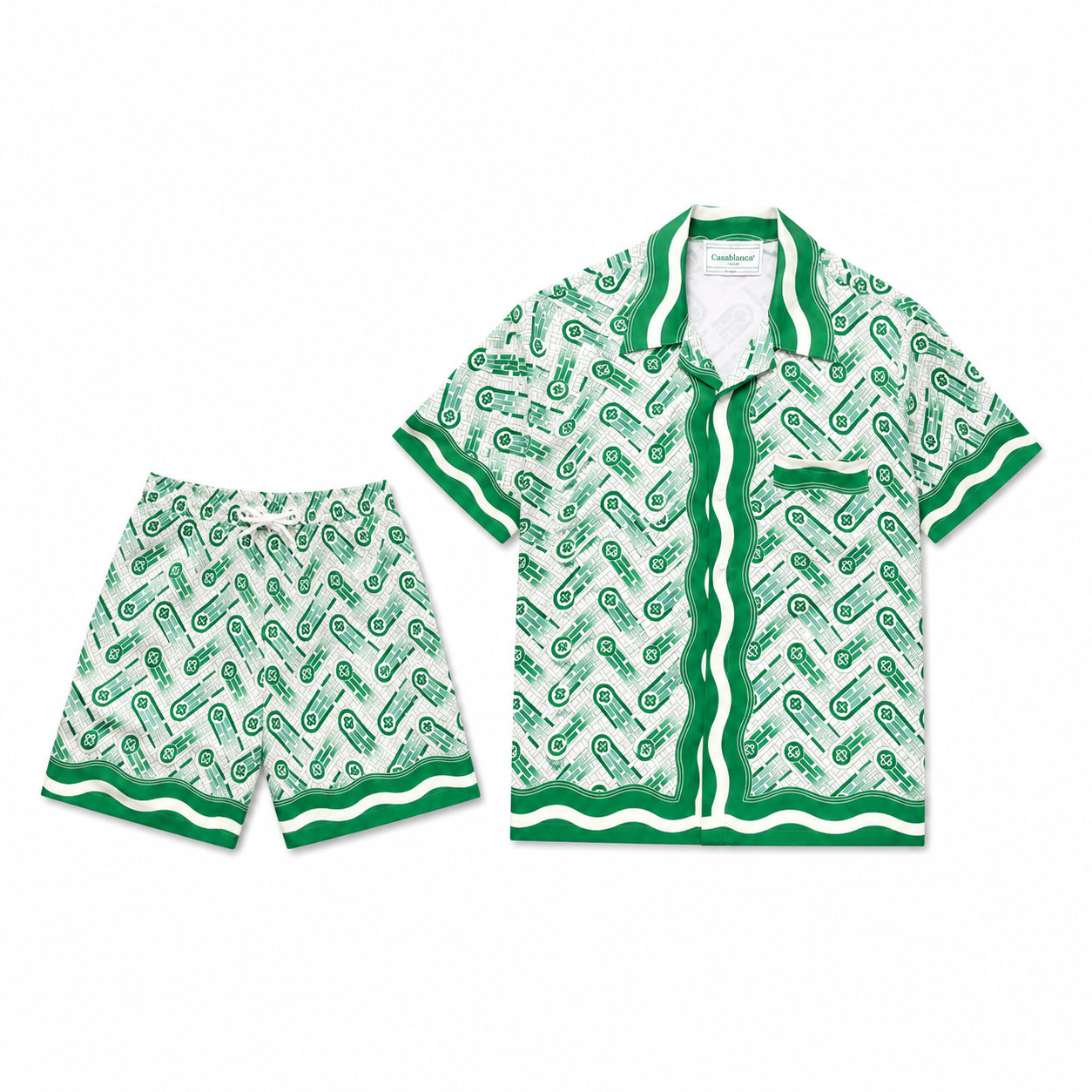 EMERALD RESORT SHIRT SET