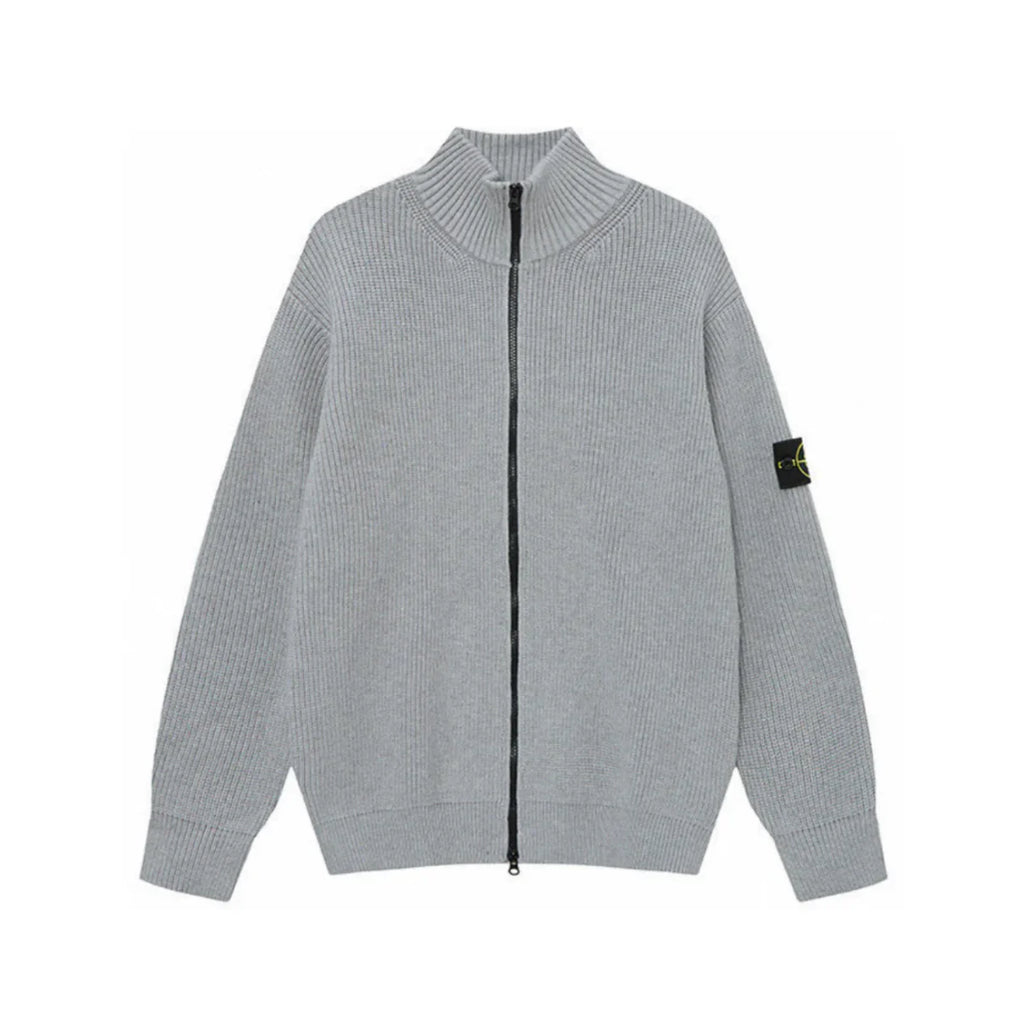 ZIP KNIT CARDIGAN