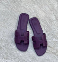 DEEP PLUM SLIDES