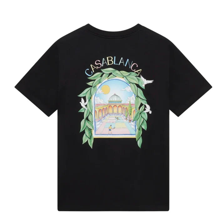 T-SHIRT WITH LANDSCAPE GRAPHIC PRINT