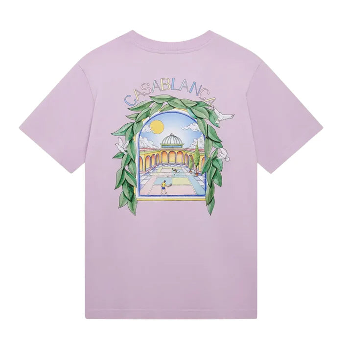 T-SHIRT WITH LANDSCAPE GRAPHIC PRINT