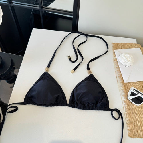 CLASSIC BLACK TRIANGLE BIKINI SET