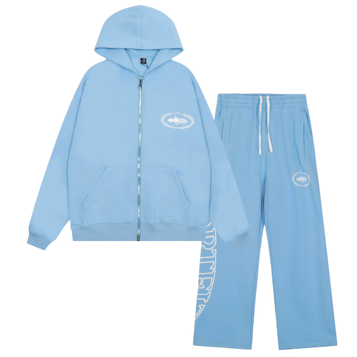 SKY BLUE HOODIE SET