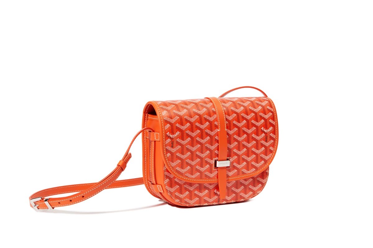 PATTERNED FLAP CROSSBODY
