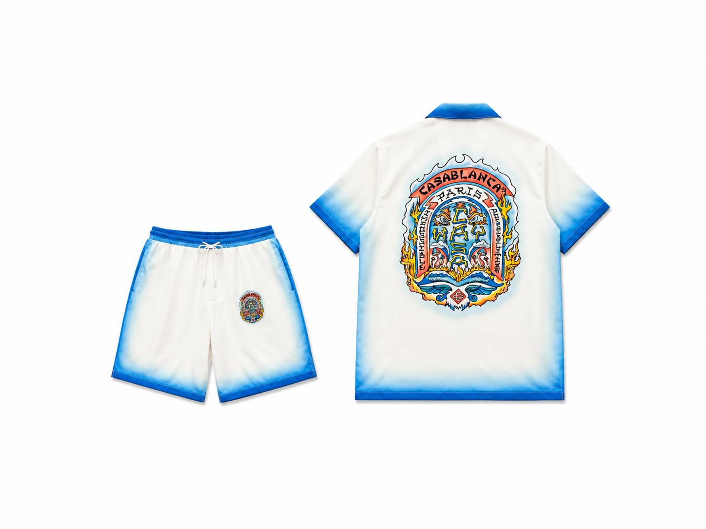 GRADIENT RESORT SHIRT SET