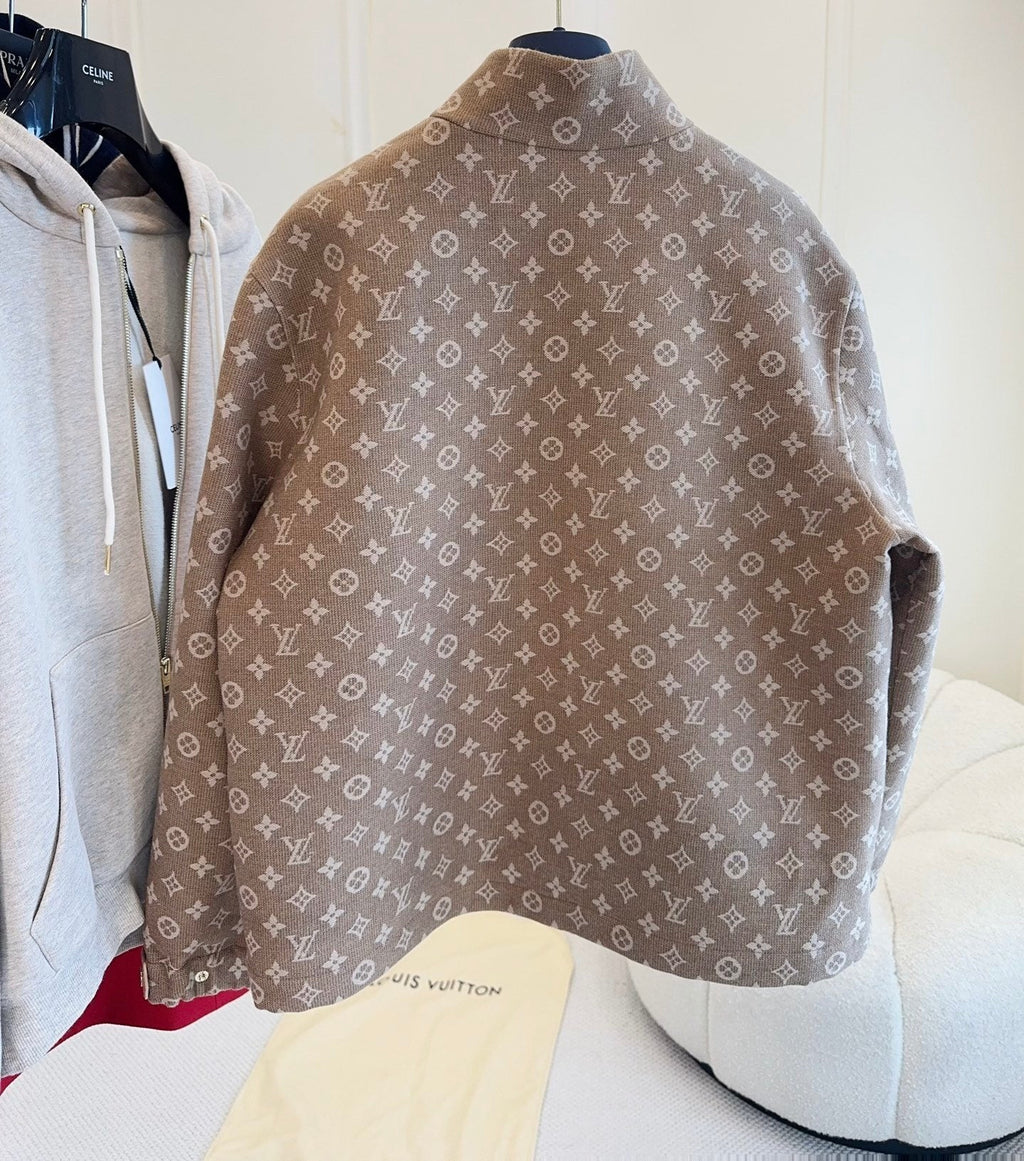 MONOGRAM ZIP-UP JACKET