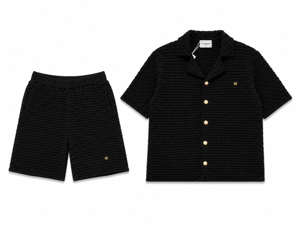TEXTURED KNIT SUMMER SET