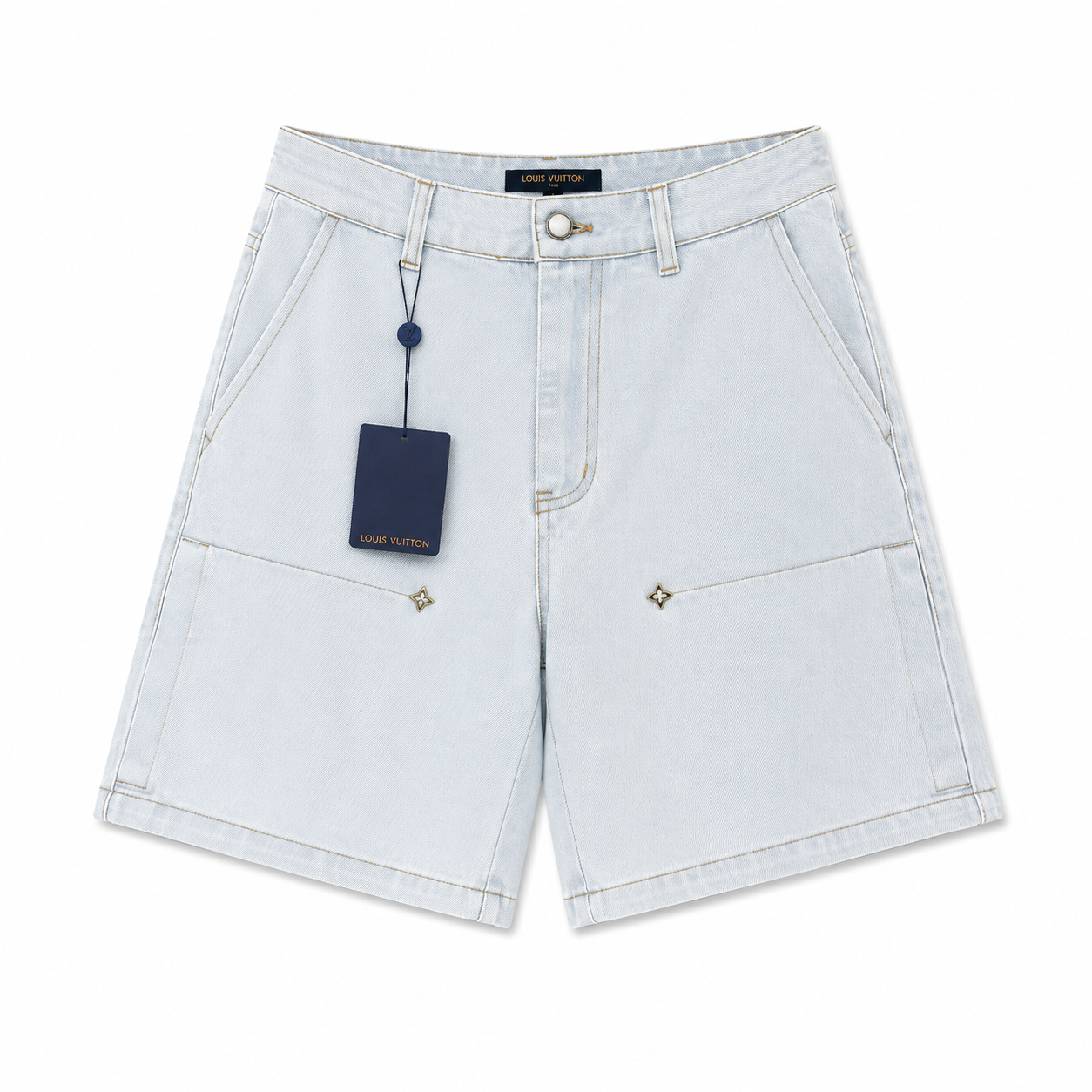 UTILITY DENIM SHORTS