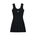 BLACK KNIT DRESS