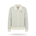 PATTERNED ZIP KNIT CARDIGAN