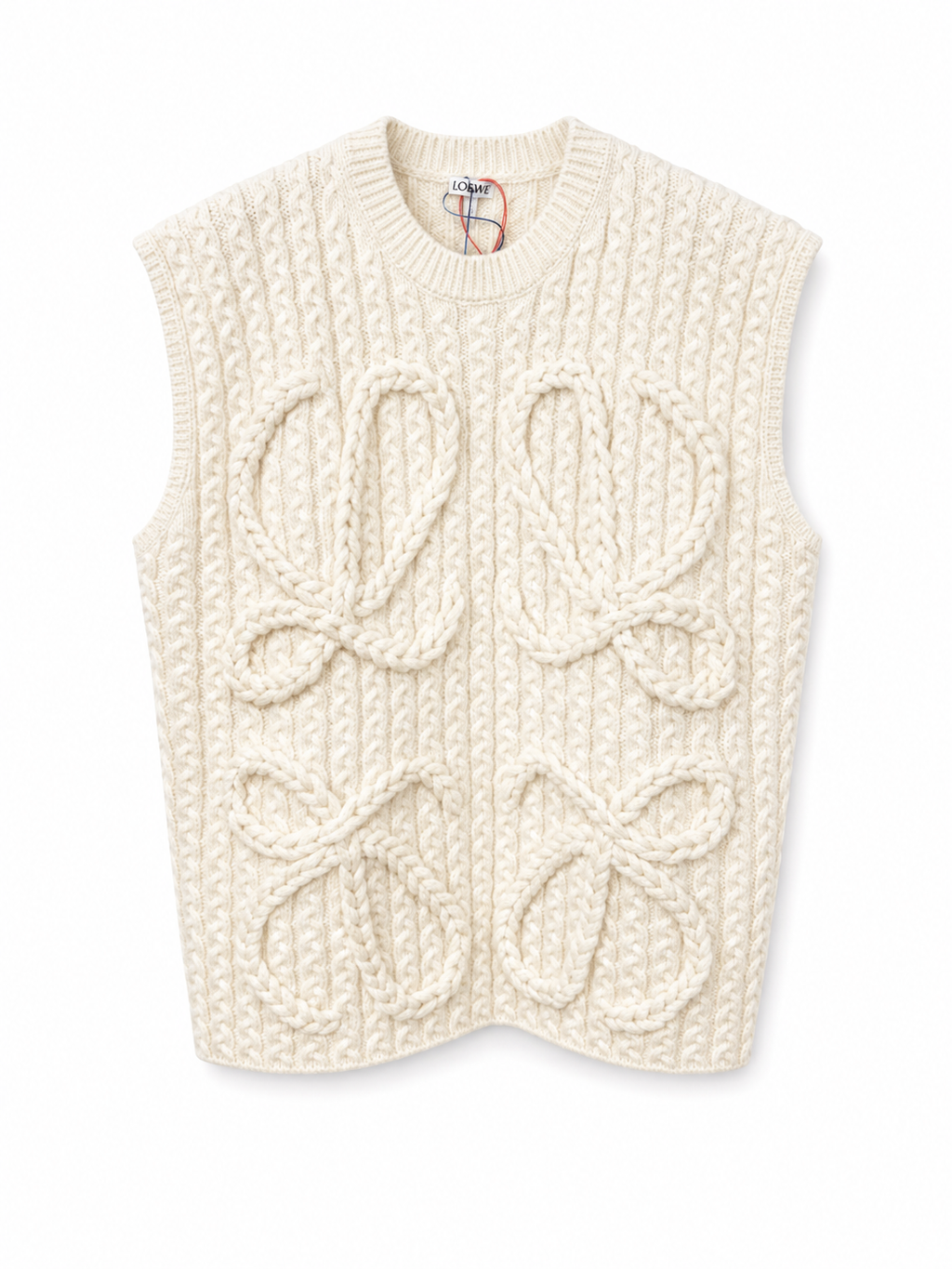 CABLE KNIT VEST