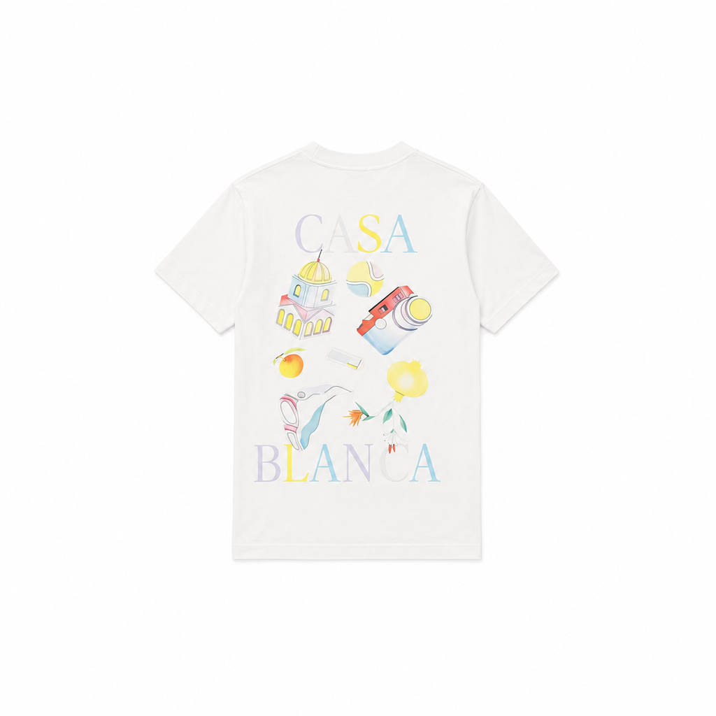 PASTEL GRAPHIC COTTON TEE