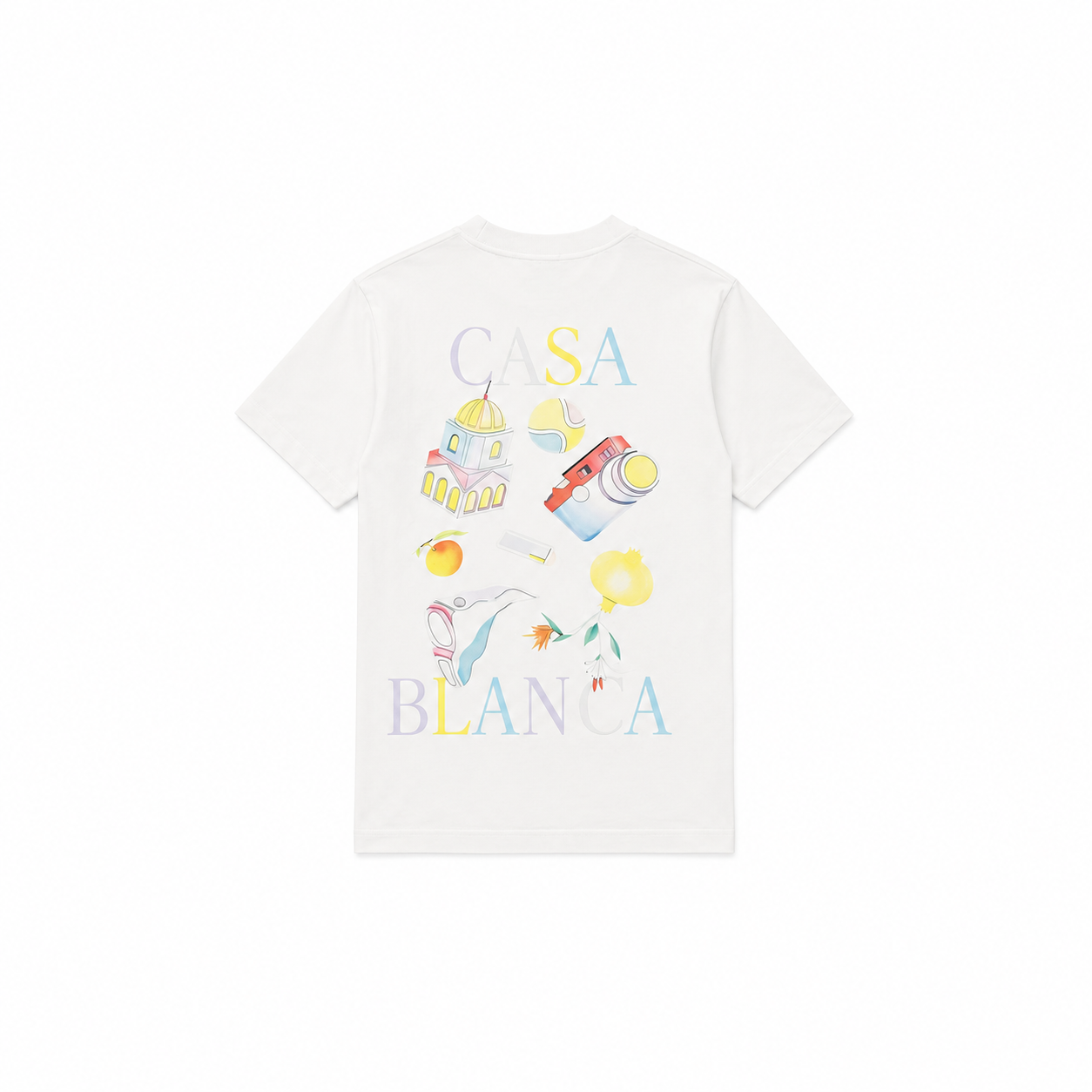 PASTEL GRAPHIC COTTON TEE