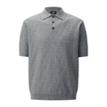 TEXTURED KNIT POLO SHIRT