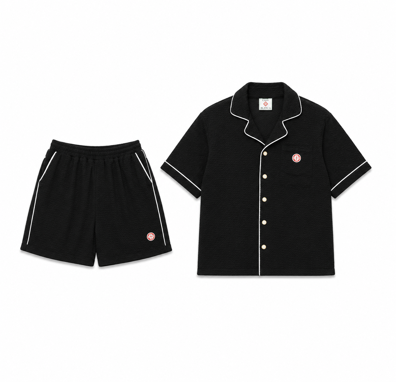 CONTRAST TRIM LOUNGE SET