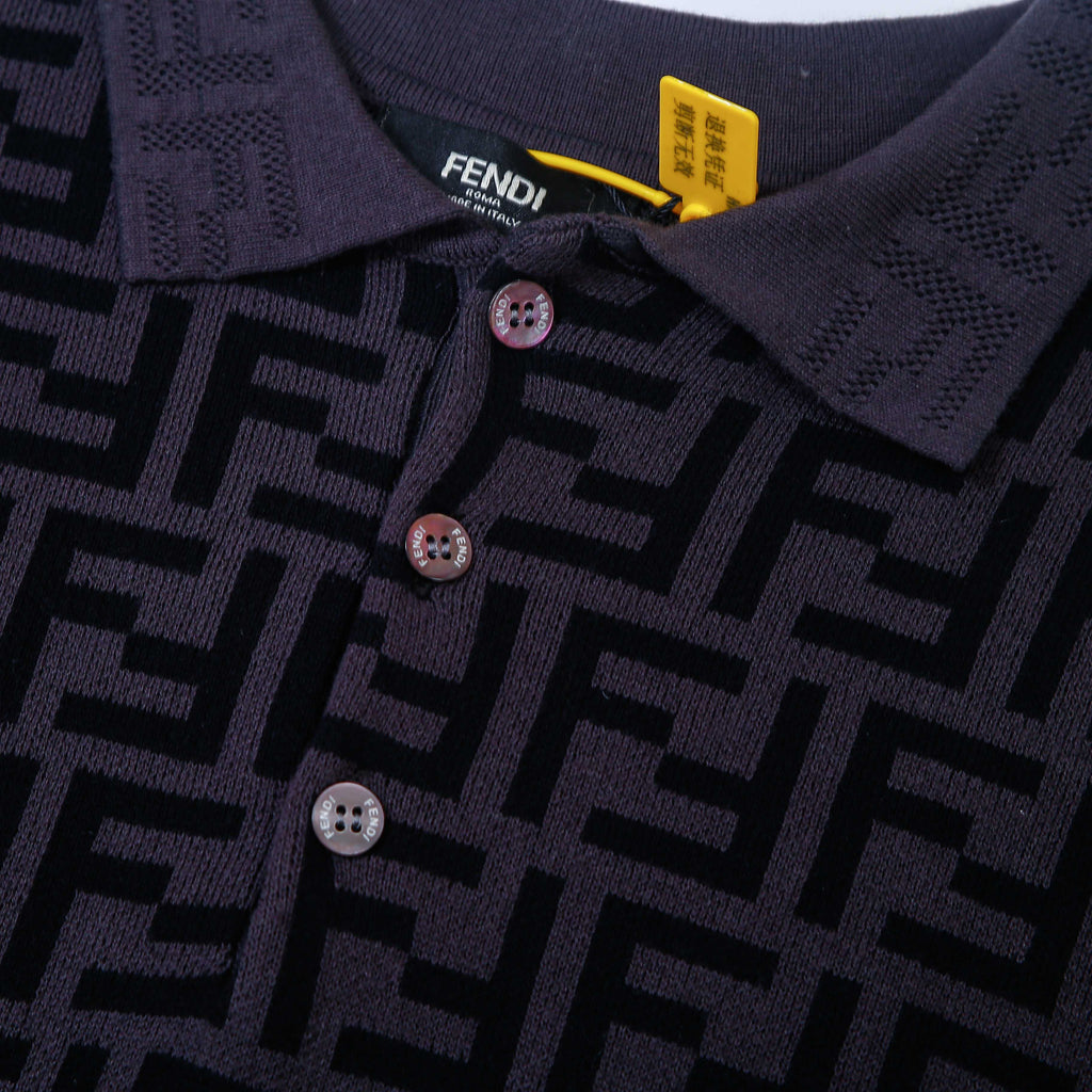 MONOGRAM KNIT POLO SHIRT
