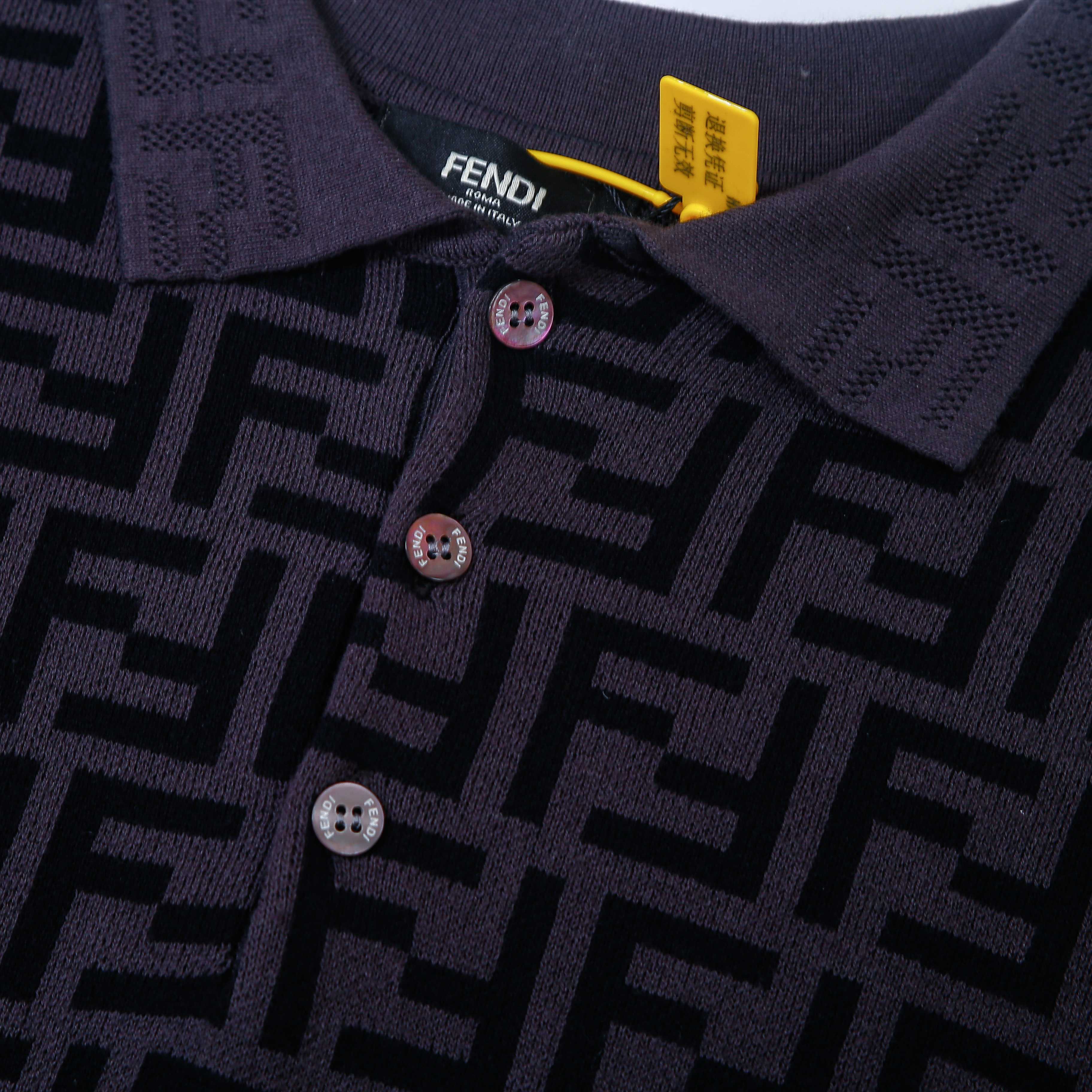 MONOGRAM KNIT POLO SHIRT