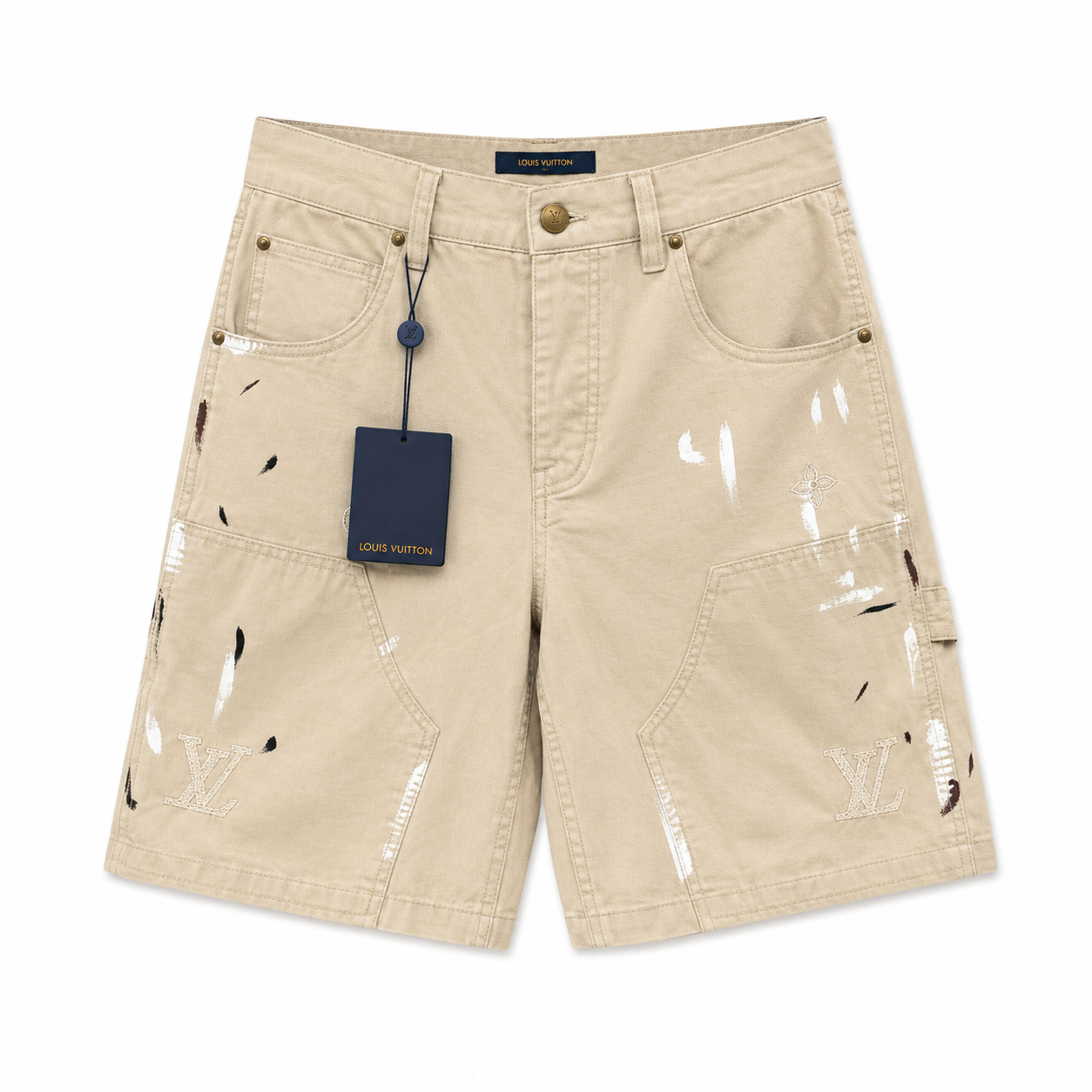 DISTRESSED UTILITY SHORTS